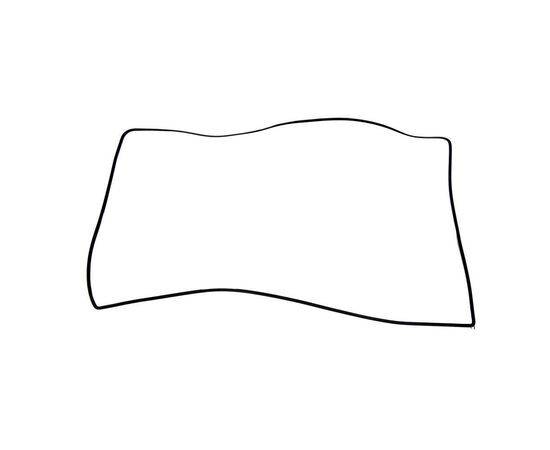 Резиновый уплотнитель крышки матрицы MacBook Air 11 A1370 A1465 Late 2010 - Early 2015