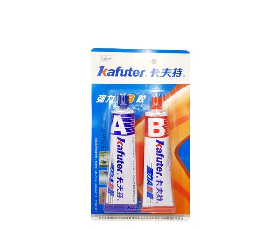 Клей двухкомпонентный акриловый Kafuter K-8818 AB 70г.