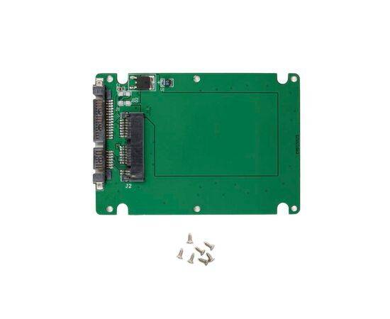 Переходник для 1.8 micro SATA для установки в корпус 2.5 SATA3 / NFHK N-2507M, изображение 3