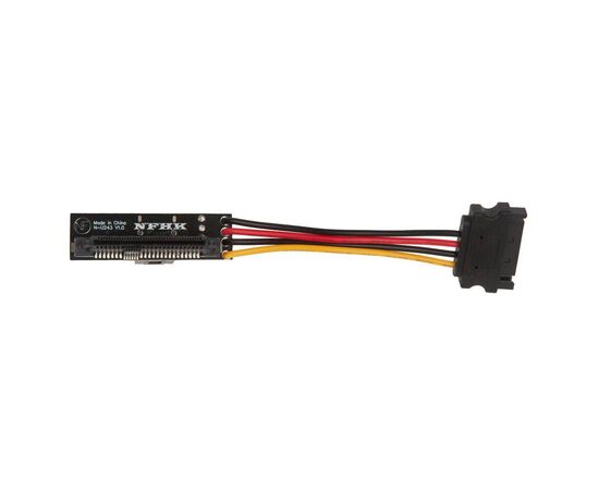 Переходник U.2/U.3 SFF-8639 на Mini SAS SFF-8643 доп. питание SATA 15pin / NFHK N-U243