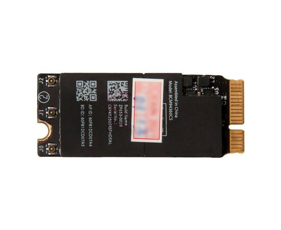 Плата WiFi-AirPort Bluetooth BCM94360CSAX MacBook Pro 13 15 Retina A1398 A1425 A1502 Mid 2012 - Mid 2014 / 661-8143 653-0029