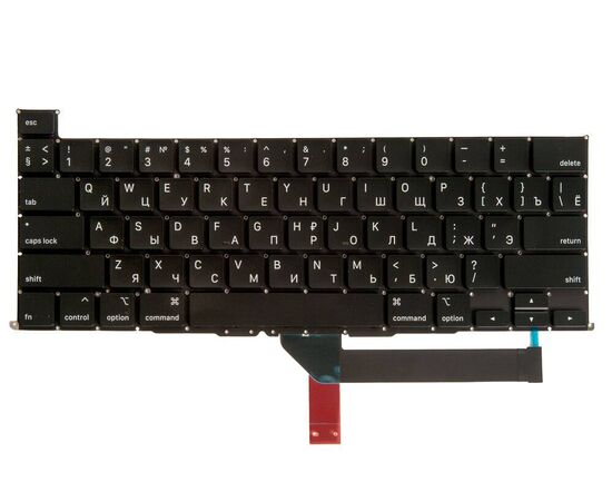 Клавиатура MacBook Pro 16 Retina A2141 Late 2019 прямой Enter RUS РСТ / OEM
