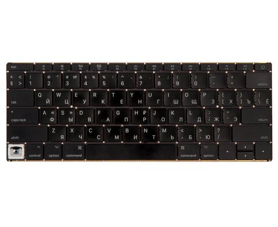 Донор клавиатуры MacBook 12 Retina A1534 Mid 2017 прямой Enter RUS РСТ