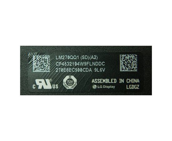Матрица LM270QQ1 (SD)(A2) iMac 27 Retina 5K A1419 Late 2014 Mid 2015 со стеклом / LG / класс A, изображение 2
