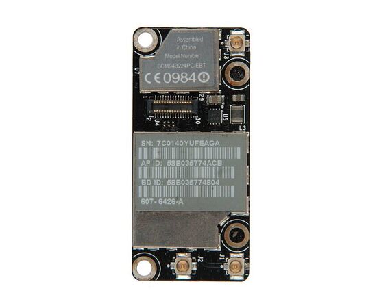 Плата WiFi-AirPort Bluetooth BCM943224PCIEBT MacBook Pro 13 15 A1286 A1342 Late 2009 Mid 2010 661-5388 661-5541 661-5515 607-6426-A 607-5953-A 607-7154-A