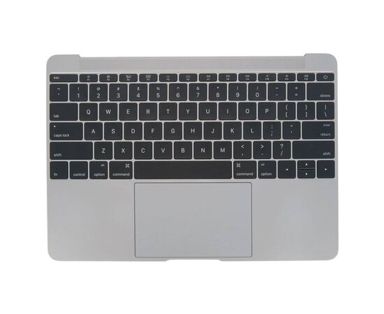 Топкейс с клавиатурой US и трекпадом MacBook 12 Retina A1534 Early 2015 Space Gray Серый Космос / 66