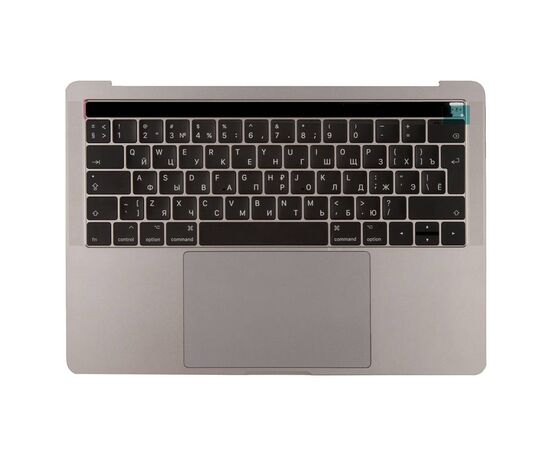 Топкейс с клавиатурой RUS РСТ трекпадом и АКБ A1819 MacBook Pro 13 Retina A1706 Space Grey 661-07950 / AASP
