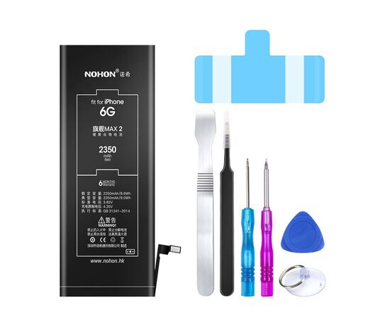 Аккумулятор NOHON iPhone 6 / 2350mAh + набор для замены, изображение 2