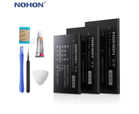 Аккумулятор NOHON Apple Watch Series 5 44mm / 296mAh A2281 + набор для замены