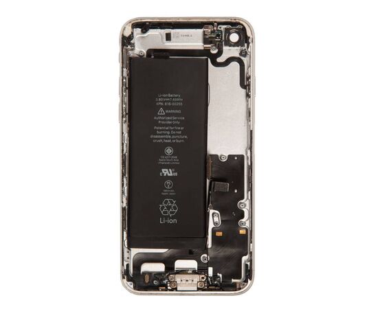 Корпус iPhone 7 серебристый со шлейфами и АКБ  Б/У, изображение 4