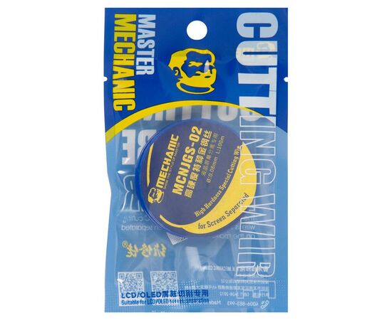 Струна для расклеивания дисплейных модулей Mechanic MCNJGS-02 0.08мм 100м (золото)
