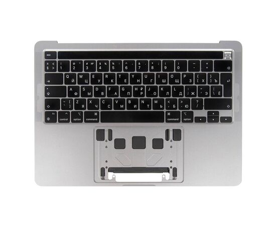 Топкейс с клавиатурой RUS РСТ и АКБ A2171 MacBook Pro 13 A2338 Space Gray /  Б/У клавиатура после залития