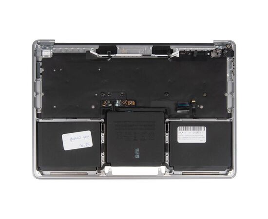 Топкейс с клавиатурой RUS РСТ и АКБ A2171 MacBook Pro 13 A2338 Space Gray /  Б/У клавиатура после залития, изображение 2