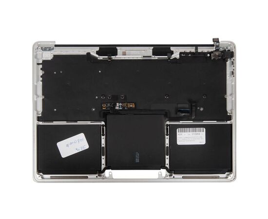 Топкейс с клавиатурой RUS РСТ и АКБ A2171 MacBook Pro 13 A2338 Silver / Б/У клавиатура после залития, изображение 2