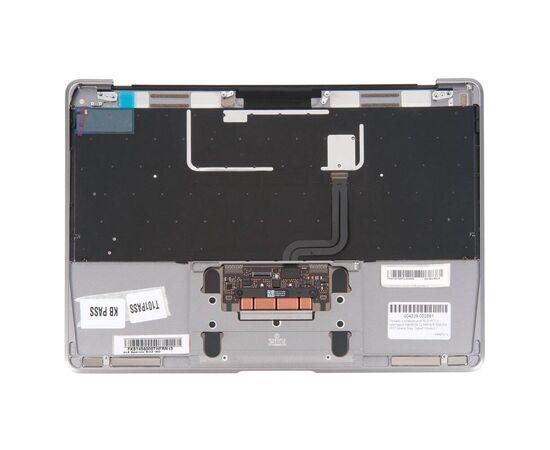 Топкейс с клавиатурой RUS РСТ и трекпадом MacBook 12 Retina A1534 Mid 2017 Space Gray 661-06793 / AASP, изображение 2