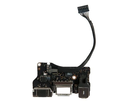 Плата I/O с разъемами Audio USB MagSafe 2 MacBook Air 13 A1466 Mid 2013 - Mid 2017 / 923-0439 820-3455-A / поставка AASP