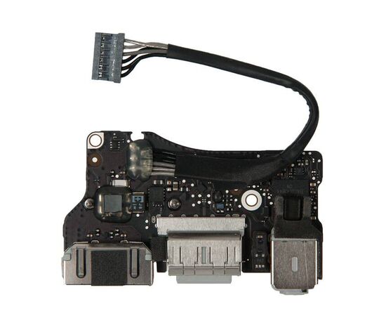 Плата I/O с разъемами Audio USB MagSafe 2 MacBook Air 13 A1466 Mid 2013 Early 2014 Early 2015 923-0439 820-3455-A - поставка Apple ASP