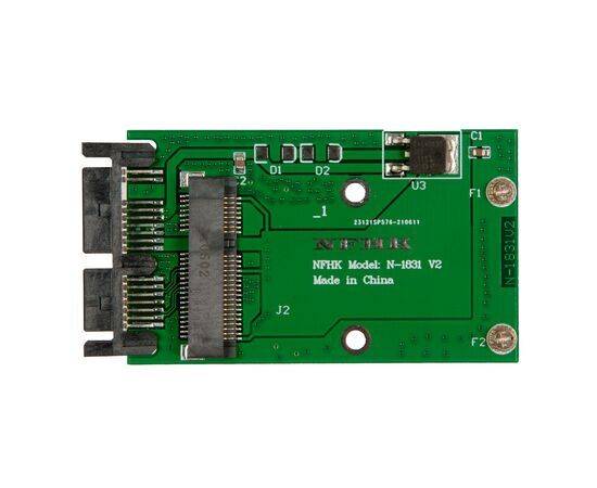 Переходник для SSD mSATA на 1.8 micro SATA / NFHK N-1831 V2, изображение 4