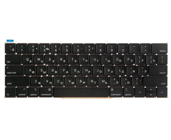 Клавиатура MacBook Pro 13 15 Retina Touch Bar A1989 A1990 Mid 2018 Early 2019 прямой Enter US с русской гравировкой
