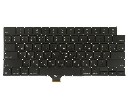 Клавиатура MacBook Pro 14/16 A2442 A2485 A2779 A2780 A2918 A2991 A2992 Late 2021 Early 2023 Late 2023 прямой Enter RUS РСТ / AAA