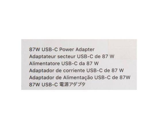 Блок питания для MacBook Pro 15 Retina 87W USB-C / BOX Orig, изображение 3