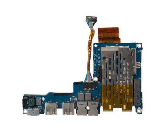 Плата I/O с разъемами Audio USB MagSafe MacBook Pro 17 A1229 Mid Late 2007 661-5633 922-8109 820-2140-A Б/У