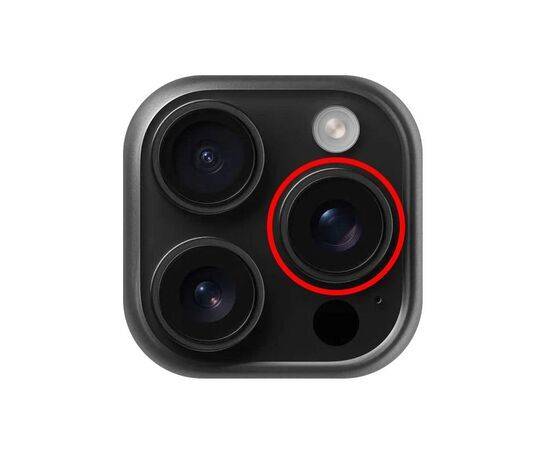 Стекло камеры сапфировое iPhone 16 Pro Max боковое / разбор