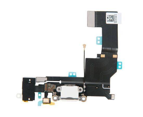 Шлейф зарядки нижний с аудио iPhone SE белый / 821-00331