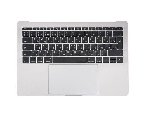 Топкейс с клавиатурой RUS РСТ трекпадом и АКБ A1713 MacBook Pro 13 Retina A1708 Late 2016 Silver 661-07947 / AASP