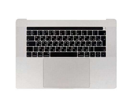 Топкейс с клавиатурой RUS РСТ трекпадом и АКБ A1953 MacBook Pro 15 Retina A1990 Silver / Б/У