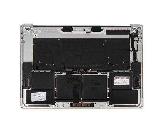 Топкейс с клавиатурой RUS РСТ трекпадом и АКБ A1953 MacBook Pro 15 Retina A1990 Silver / Б/У, изображение 2