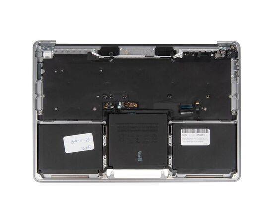 Топкейс с клавиатурой RUS РСТ и АКБ A2171 MacBook Pro 13 A2338 Space Gray /  Б/У клавиатура после залития, изображение 2