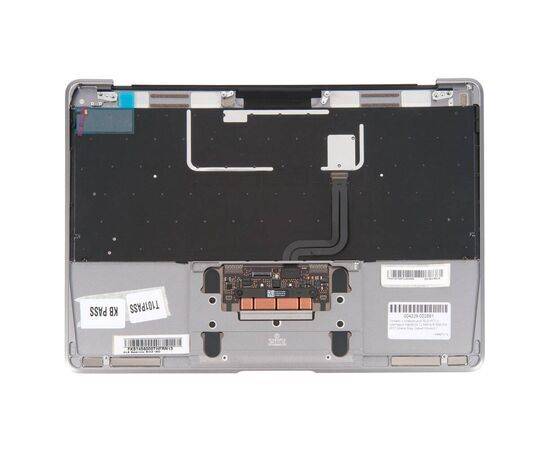 Топкейс с клавиатурой RUS РСТ и трекпадом MacBook 12 Retina A1534 Mid 2017 Space Gray 661-06793 / AASP, изображение 2