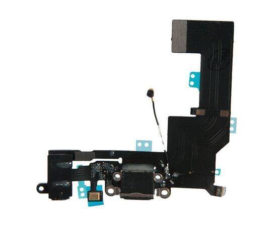 Шлейф зарядки нижний с аудио iPhone 5S черный / 821-1667 / AAA от магазина wepro.ru Шлейф зарядки нижний с аудио iPhone 5S черный / 821-1667 / AAA