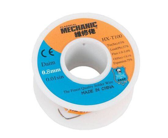 Припой проволочный c флюсом Mechanic HX-T100 диаметр 0.8мм 55г от магазина wepro.ru Припой проволочный c флюсом Mechanic HX-T100 диаметр 0.8мм 55г