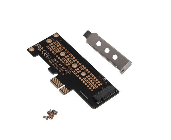 Плата расширения для SSD M.2 NVMe в разъем PCIe x1 / NFHK N-M2X1-2U, изображение 4