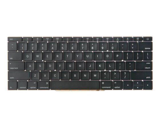 Клавиатура MacBook Pro 13 Retina A1708 Late 2016 Mid 2017 прямой Enter US