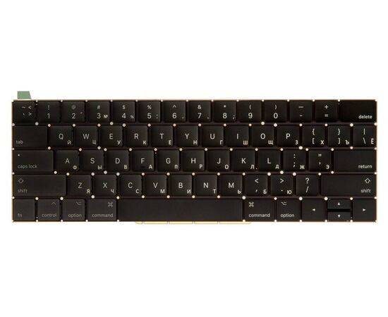 Клавиатура MacBook Pro 13/15 Retina A1706 A1707 Late 2016 Mid 2017 прямой Enter US с русской гравировкой