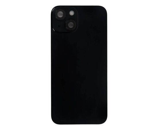 Задняя крышка в сборе с беспроводной зарядкой и шлейфами iPhone 14 черный / разбор, изображение 3