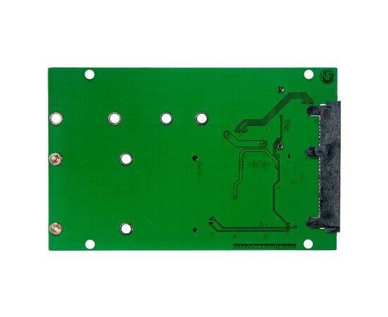Переходник для SSD M.2 SATA / mSATA для установки в разъем 2.5 SATA3 / NFHK N-HS2512 V2, изображение 3