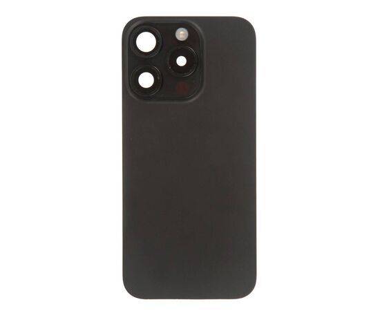 Задняя крышка в сборе с беспроводной зарядкой и шлейфами iPhone 15 Pro черный титан / разбор, изображение 4