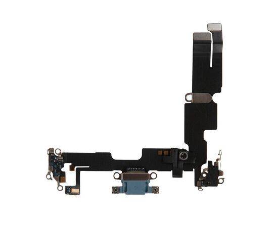 Шлейф зарядки нижний iPhone 14 Plus голубой / 821-03954-04 921-04178 / разбор от магазина wepro.ru Шлейф зарядки нижний iPhone 14 Plus голубой / 821-03954-04 921-04178 / разбор
