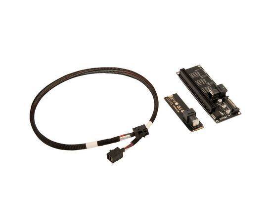 Переходник с M.2 NVMe на PCIe 4.0 16x по интерфейсу SFF-8643 / NFHK N-8643F / N-8643X