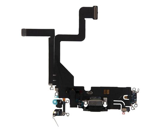 Шлейф зарядки нижний iPhone 14 Pro черный / 821-03751-04 / разбор от магазина wepro.ru Шлейф зарядки нижний iPhone 14 Pro черный / 821-03751-04 / разбор