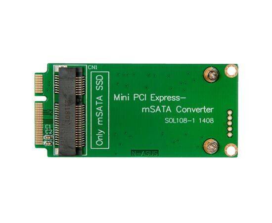 Переходник для SSD mSATA для установки в разъем miniPCIe / NFHK N-ASUS