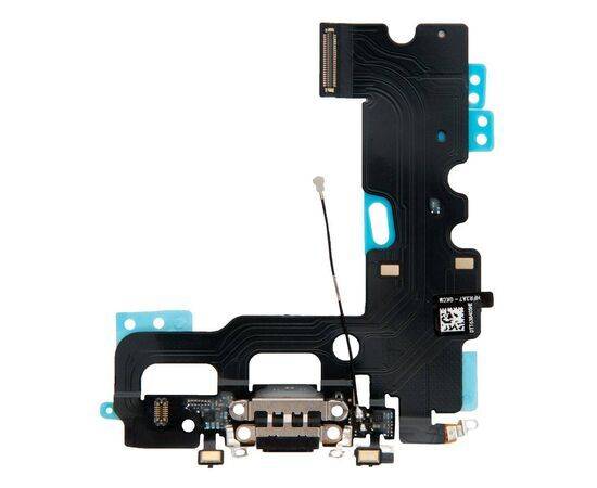 Шлейф зарядки нижний iPhone 7 черный / 821-00270
