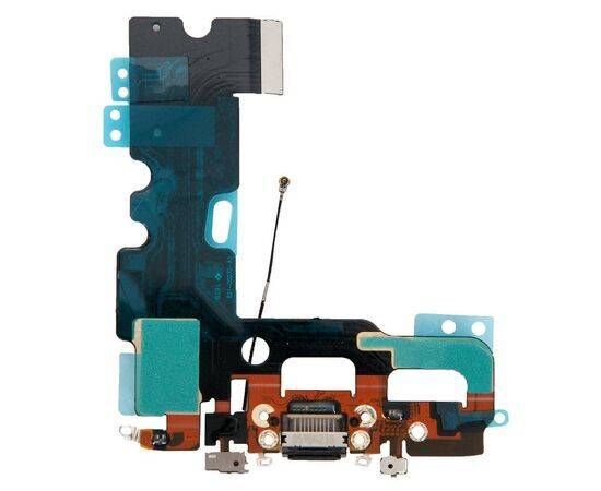 Шлейф зарядки нижний iPhone 7 черный / 821-00270, изображение 2