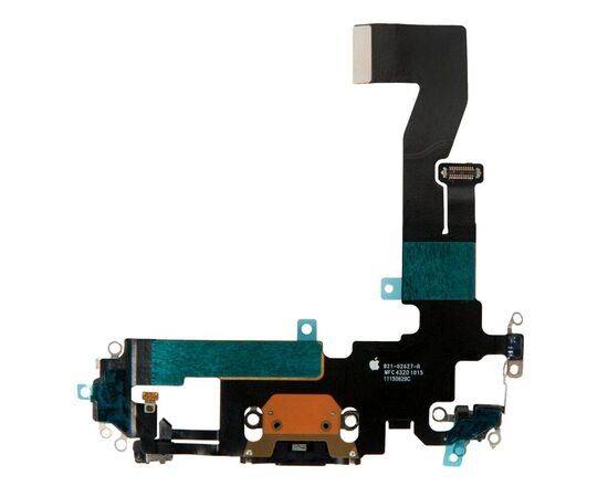 Шлейф зарядки нижний iPhone 12 / 12 Pro черный / 821-02627 / разбор, изображение 2