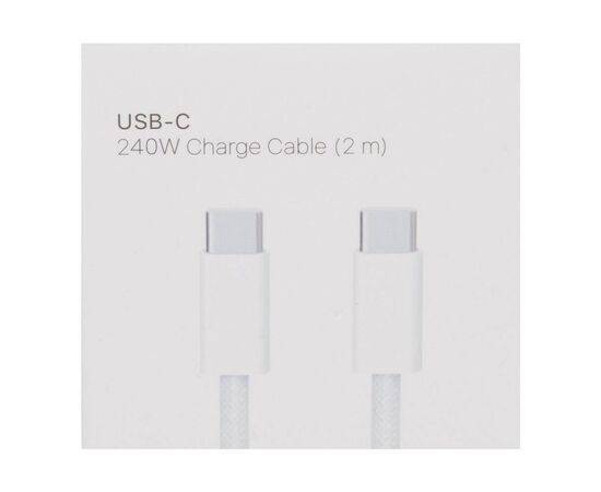 Кабель USB-C ↔ USB-C 240W 2m плетеный для iPhone 15 / ORIG