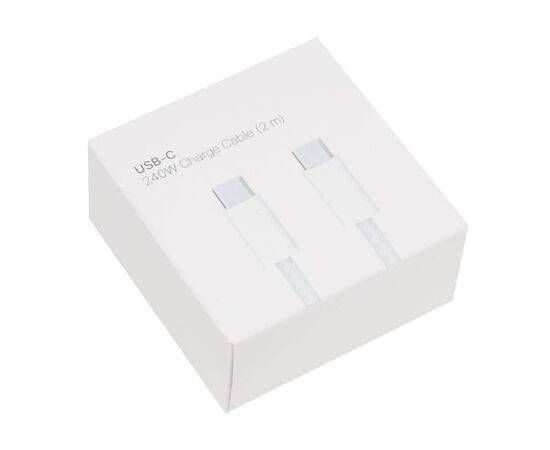 Кабель USB-C ↔ USB-C 240W 2m плетеный для iPhone 15 / ORIG, изображение 2